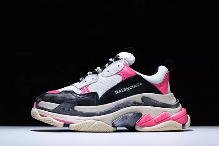 Balenciaga 17Fw Triple S Black Pink Women Sneaker 483523-W06E3-8080