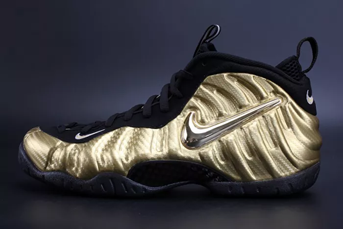 Air Foamposite Pro "Metallic Gold" Black mens 624041-701