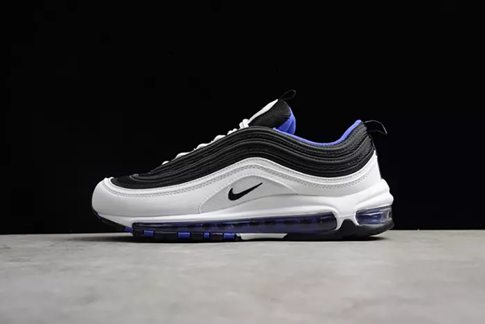 NIKE mens  Air Max 97 White/Black-Persin Violet  921522-102