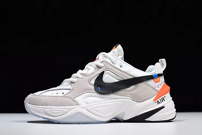 Off-White x nike M2K tekno White, Black & Team Orange A03108 058