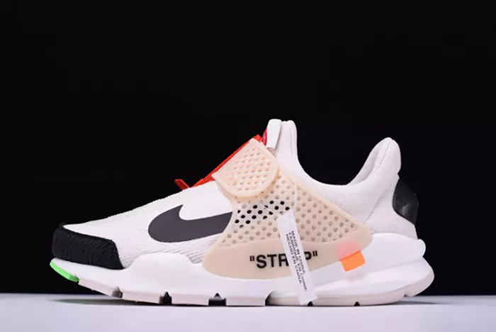 NIKE THE 10: OFF-WHITE X NIKE LA NIKE SOCK DART AA8696-101