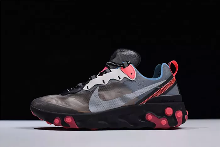 Nike React Element 87 Blue Chill Solar Red AQ1090-006