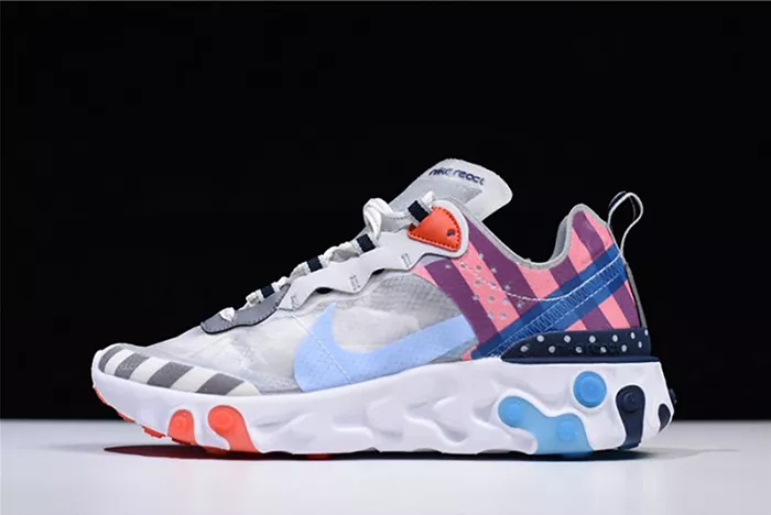 Parra x Nike React Element 87 White/Multi-Color AQ3057-100