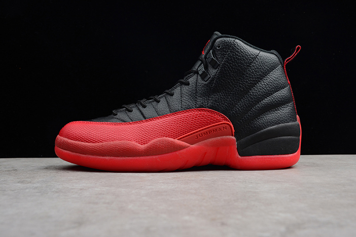AIR JORDAN 12 “FLU GAME” Black/Varsity Red mens 130690-002