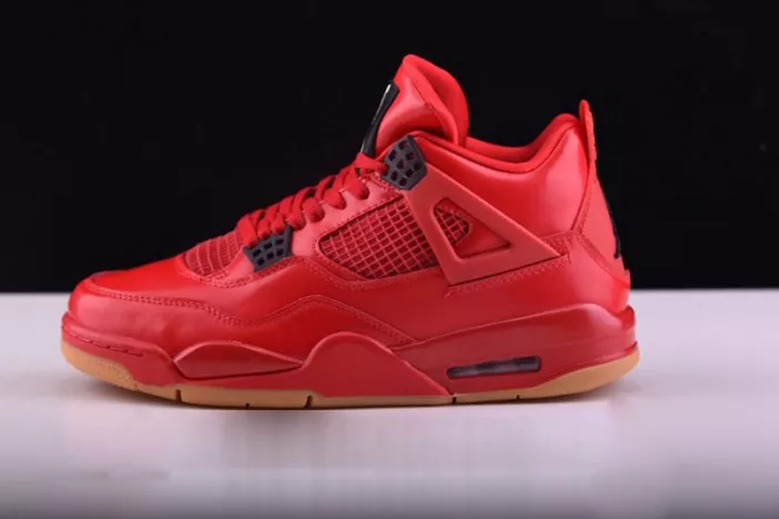 Air Jordan 4 Fire Red Gum Singles Day AV3914-600