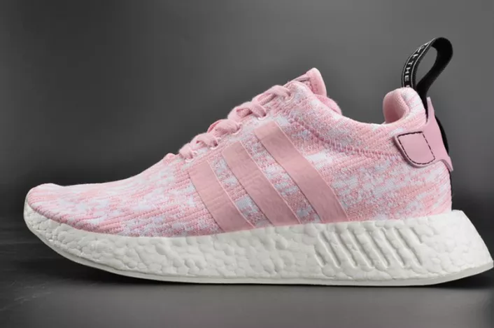 Adidas NMD_R2 WOMENS  Wonder Pink Knit Boost Running Shoes BY9315