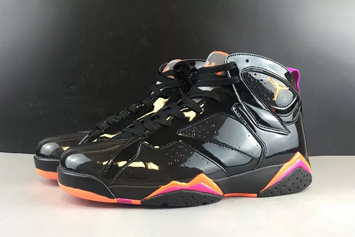 Air Jordan 7 WMNS Black Patent Leather 313358-006