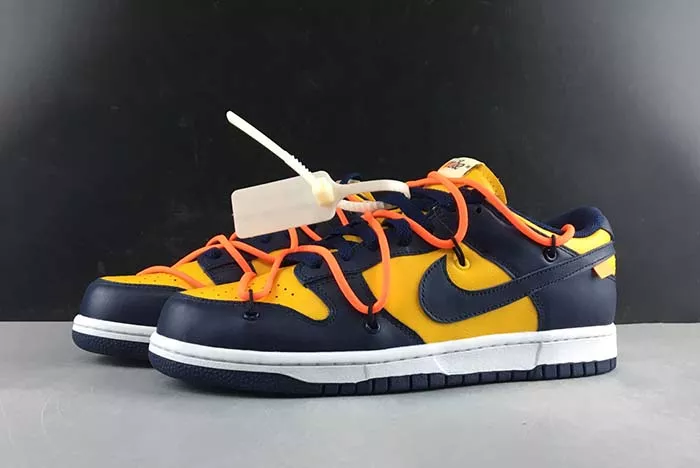 NIKE DUNK LOW OFF-WHITE MICHIGAN - CT0856-700