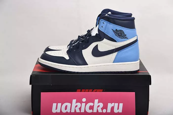 AIR JORDAN 1 OBSIDIAN UNIVERSITY BLUE 555088-140