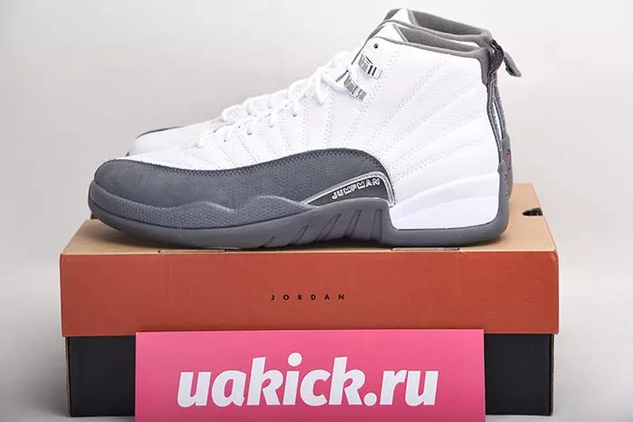 Jordan 12 Retro White Dark Grey  130690-160