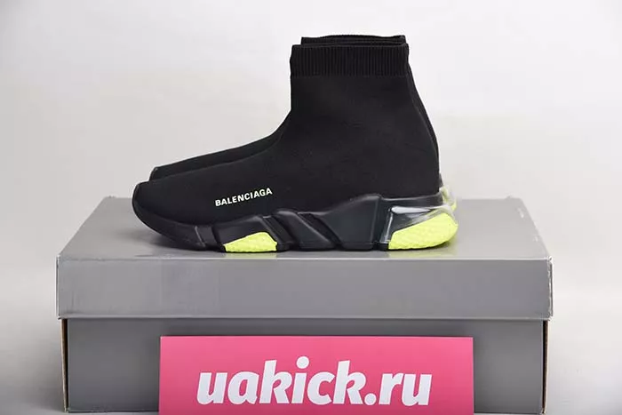 BALENCIAGA SPEED TRAINER YELLOW BLACK 6279