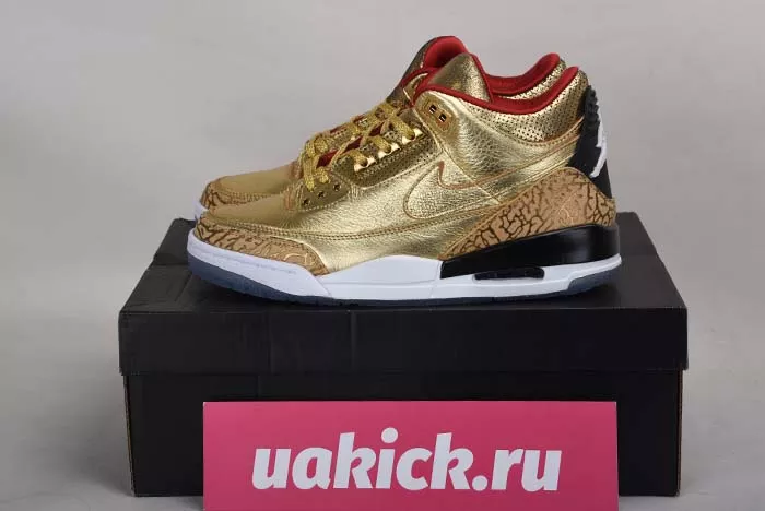 AIJ ORDAN 3 RETRO LUXURY GOLD COLOR AJ3-933512