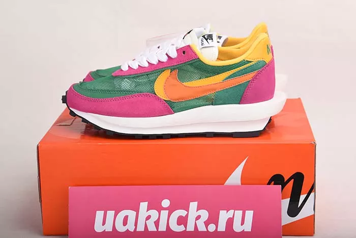 NIKE LD WAFFLE SACAI pink  MULTI - BV0073-301