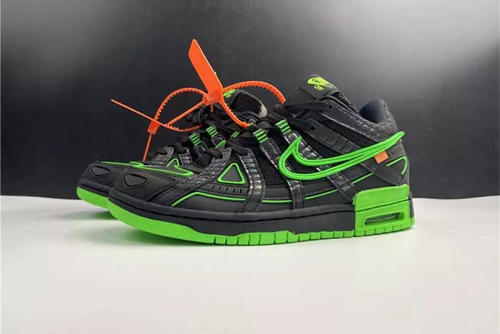 OFF-WHITE x Nike Air Rubber Dunk “Green Strike” CU6015-001