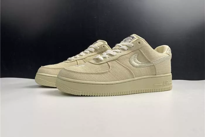 Stussy x Nike Air Force 1 Low “Fossil Stone” CZ9084-200