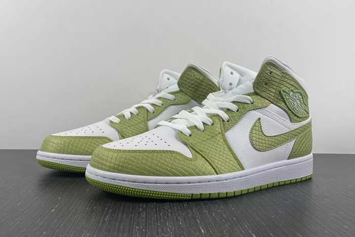 Jordan 1 Mid Green Python DV2959-113