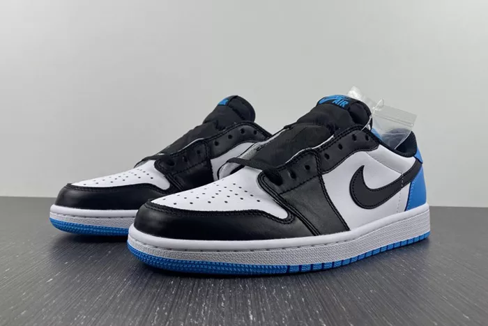 Jordan 1 Retro Low OG Black Dark Powder Blue CZ0790-104