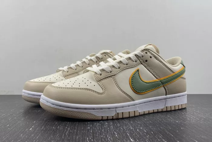 Nike Dunk Low Pale Ivory Oil Green (Women's)  FQ6869-131