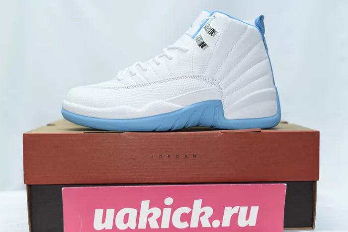 Jordan 12 Retro White University Blue (2004) (Women's)  308243-142