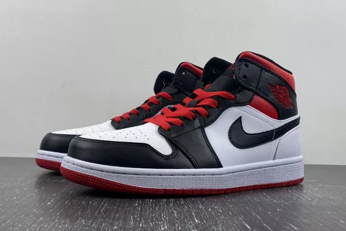 Jordan 1 Mid Gym Red Black Toe DQ8426-106