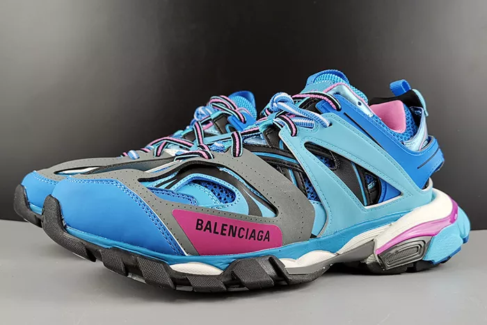 BALENCIAGA TRACK RUNNERS BLUE 542436W1GB54162